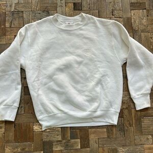 USA Olympic Kids White Crewneck Sweatshirt Medium